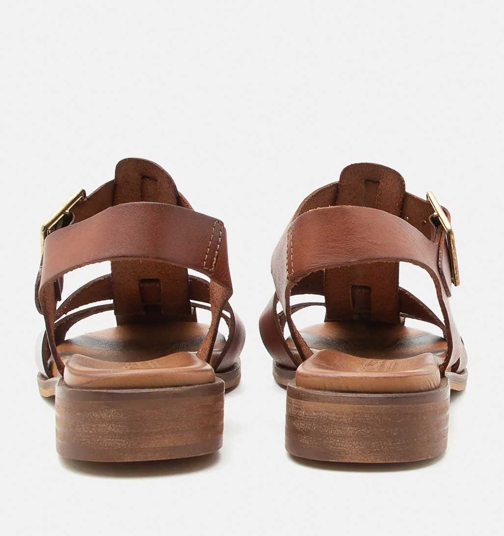 Irena Fisherman Sandal - Tan - re - souL