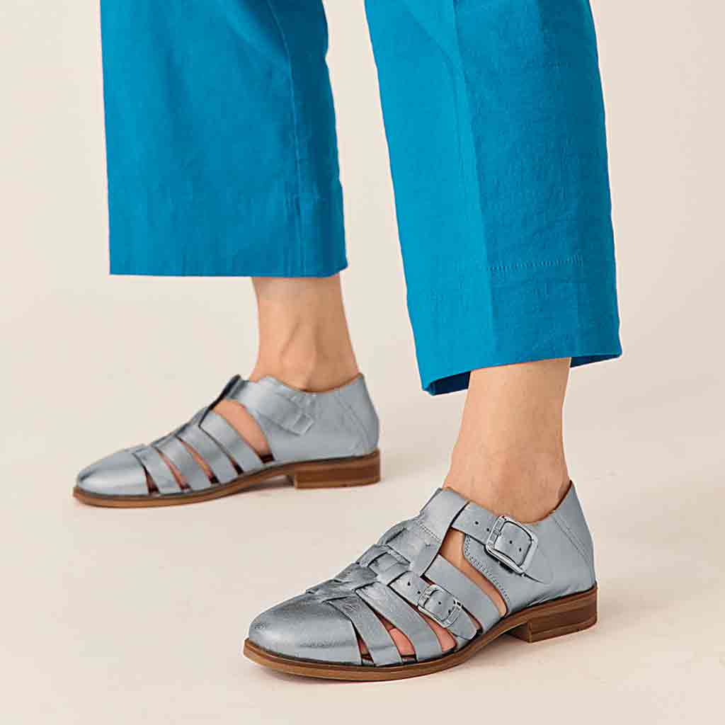 Ivanna Fisherman Sandal - Pewter - re - souL