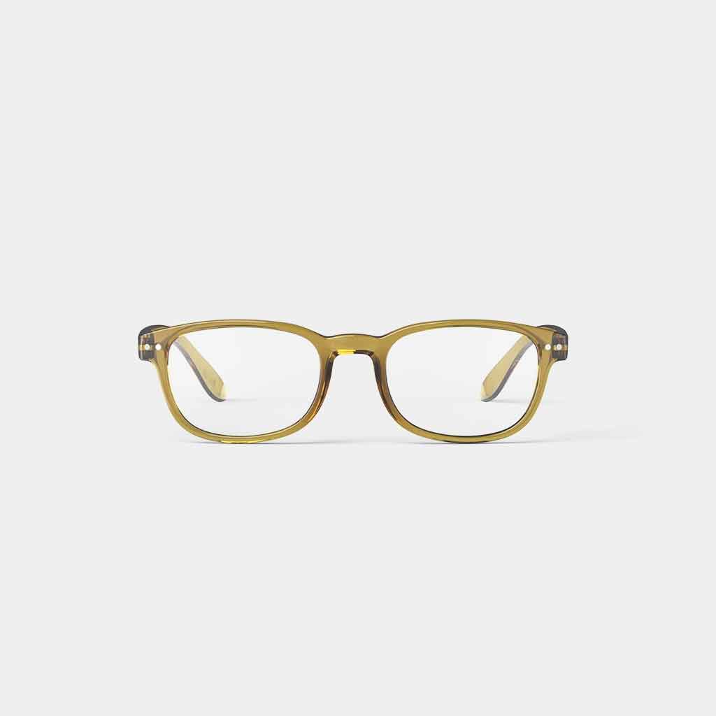 IZIPIZI #B Reading Glasses  - Golden Green - re-souL