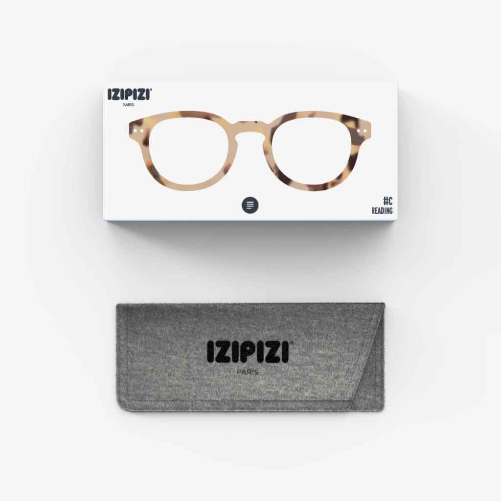 IZIPIZI #C Reading Glasses - Light Tortoise - re-souL