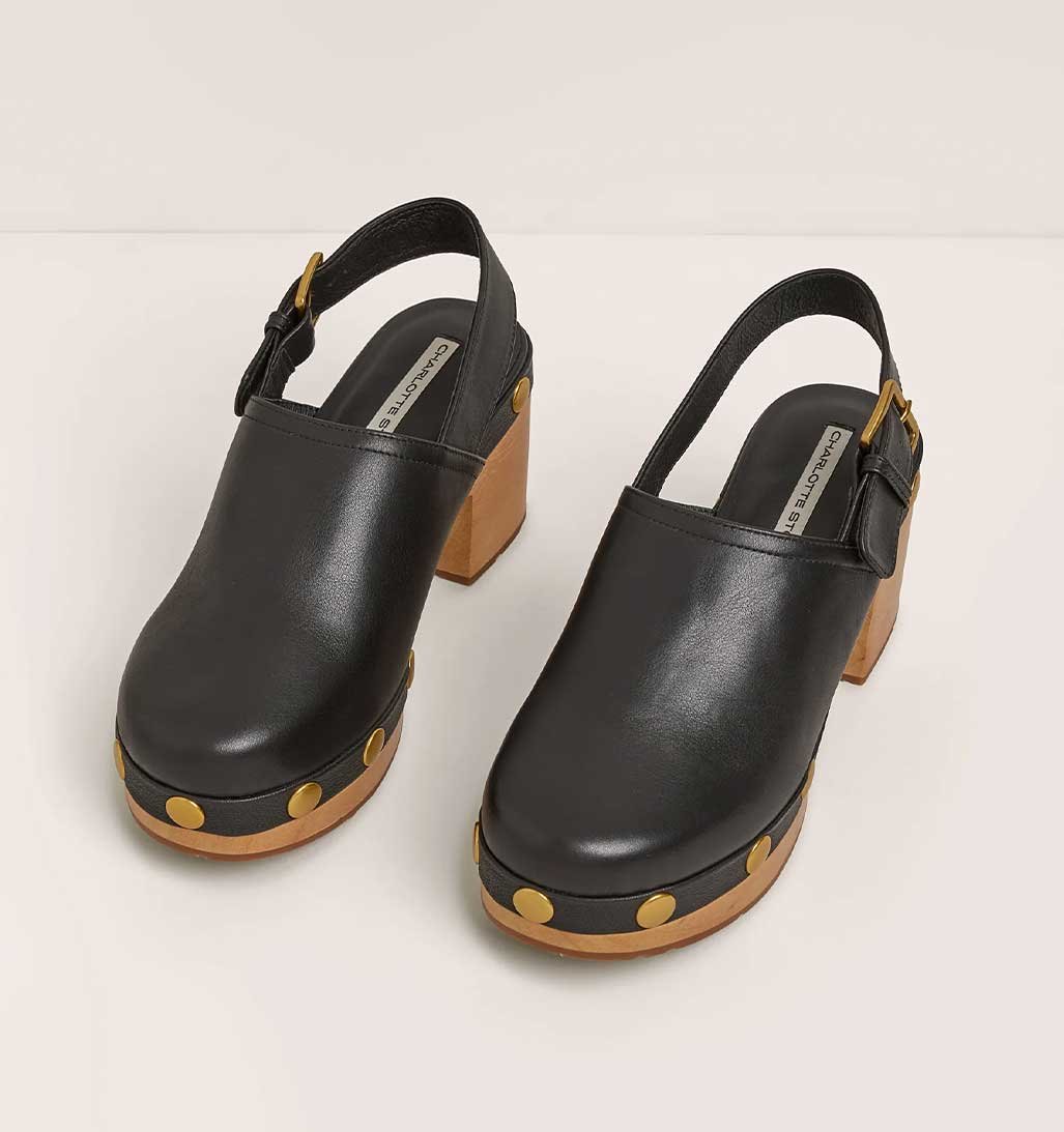 Jori Slingback Clog - Black - re-souL