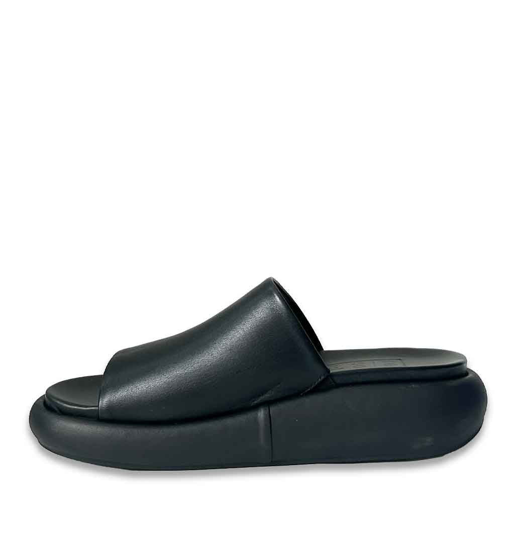 July Summer Slide Sandal - Black - re - souL