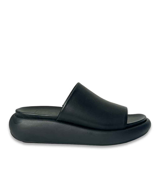 July Summer Slide Sandal - Black - re - souL