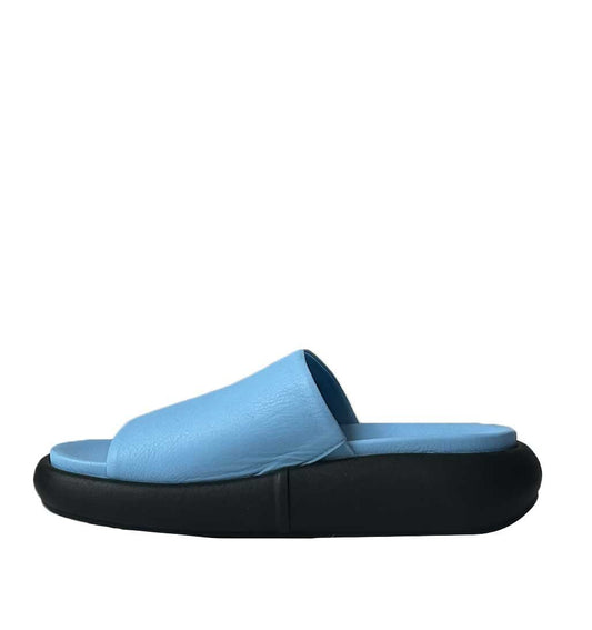 July Summer Slide Sandal - Blue - re - souL
