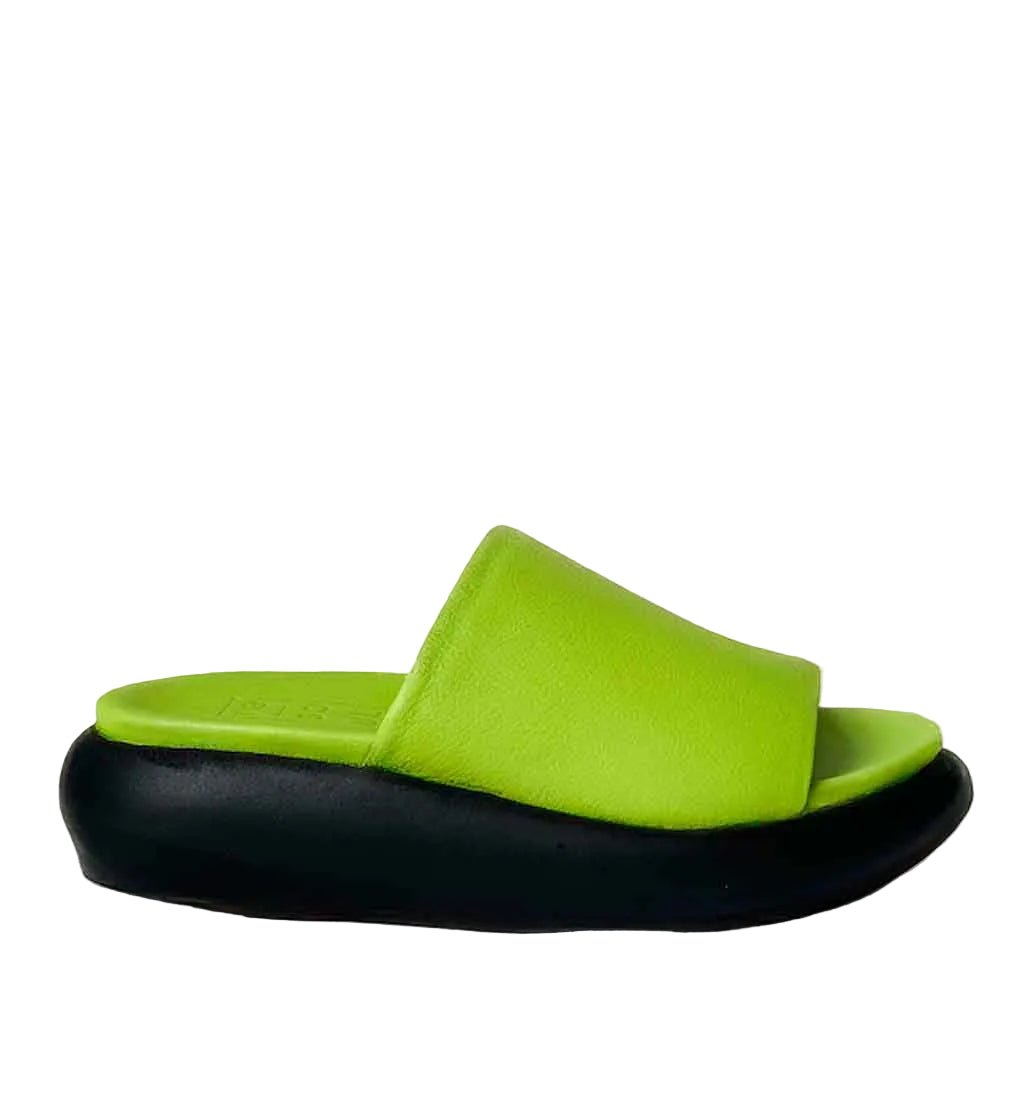 July Summer Slide Sandal - Lime - re - souL
