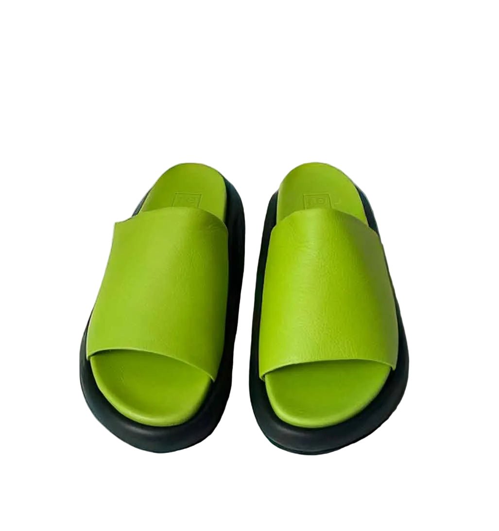July Summer Slide Sandal - Lime - re - souL