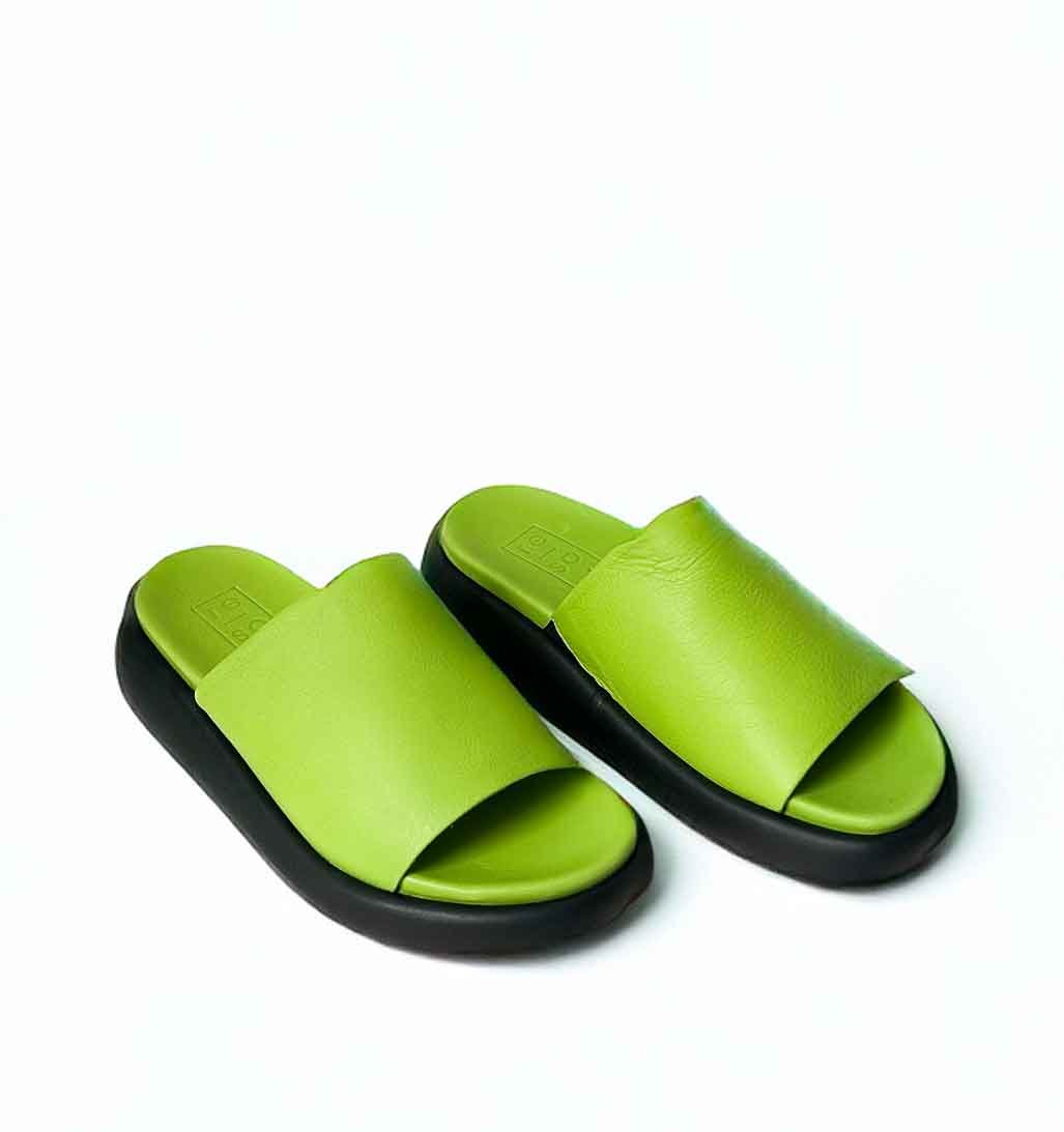 July Summer Slide Sandal - Lime - re - souL
