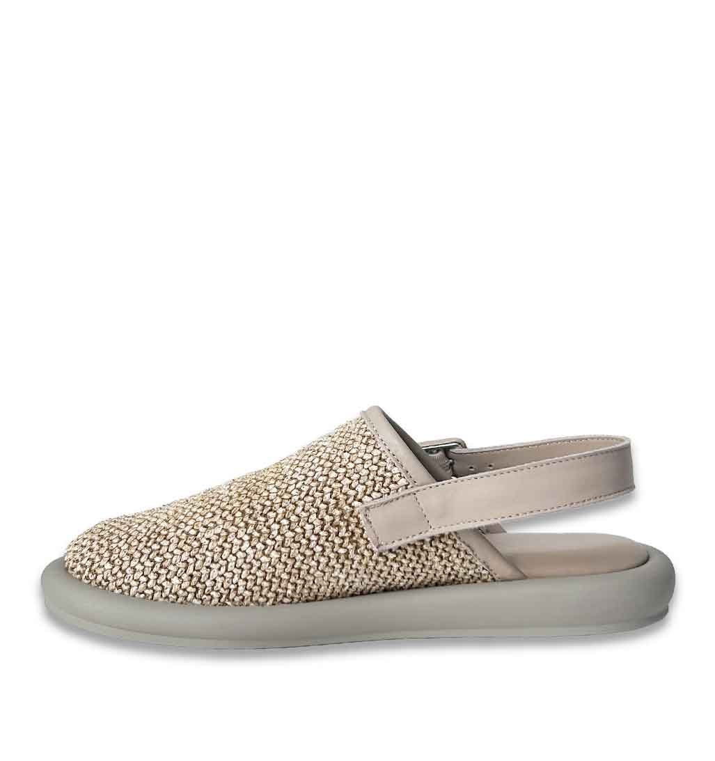 Keten Linen Clog - Grey - re - souL