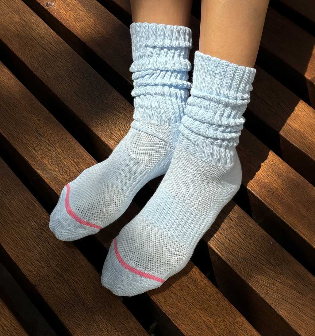 LBS Ballet Socks - Baby Blue - re - souL