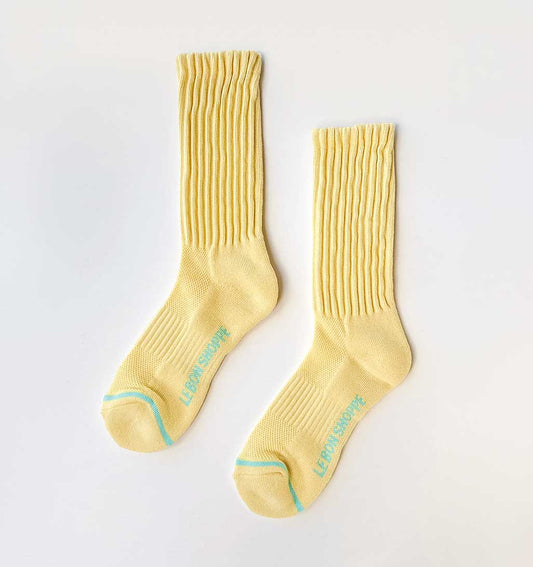 LBS Ballet Socks - Pale Yellow - re - souL
