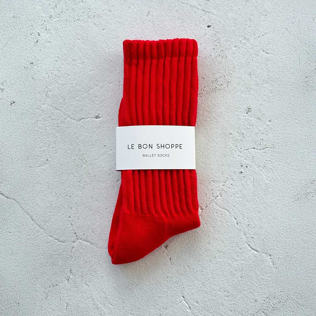 LBS Ballet Socks - Strawberry - re - souL