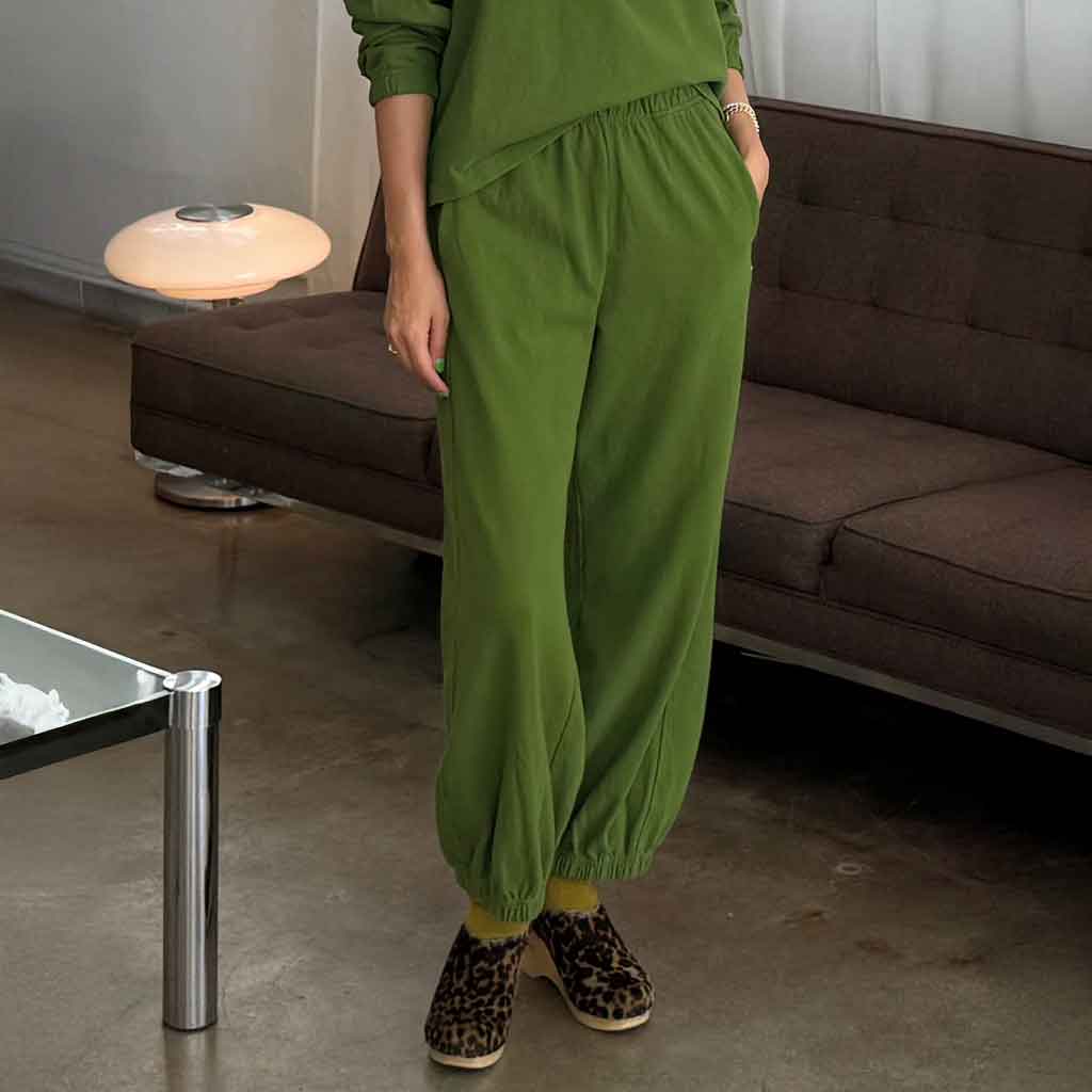 LBS Balloon Pants - Collard Green - re - souL