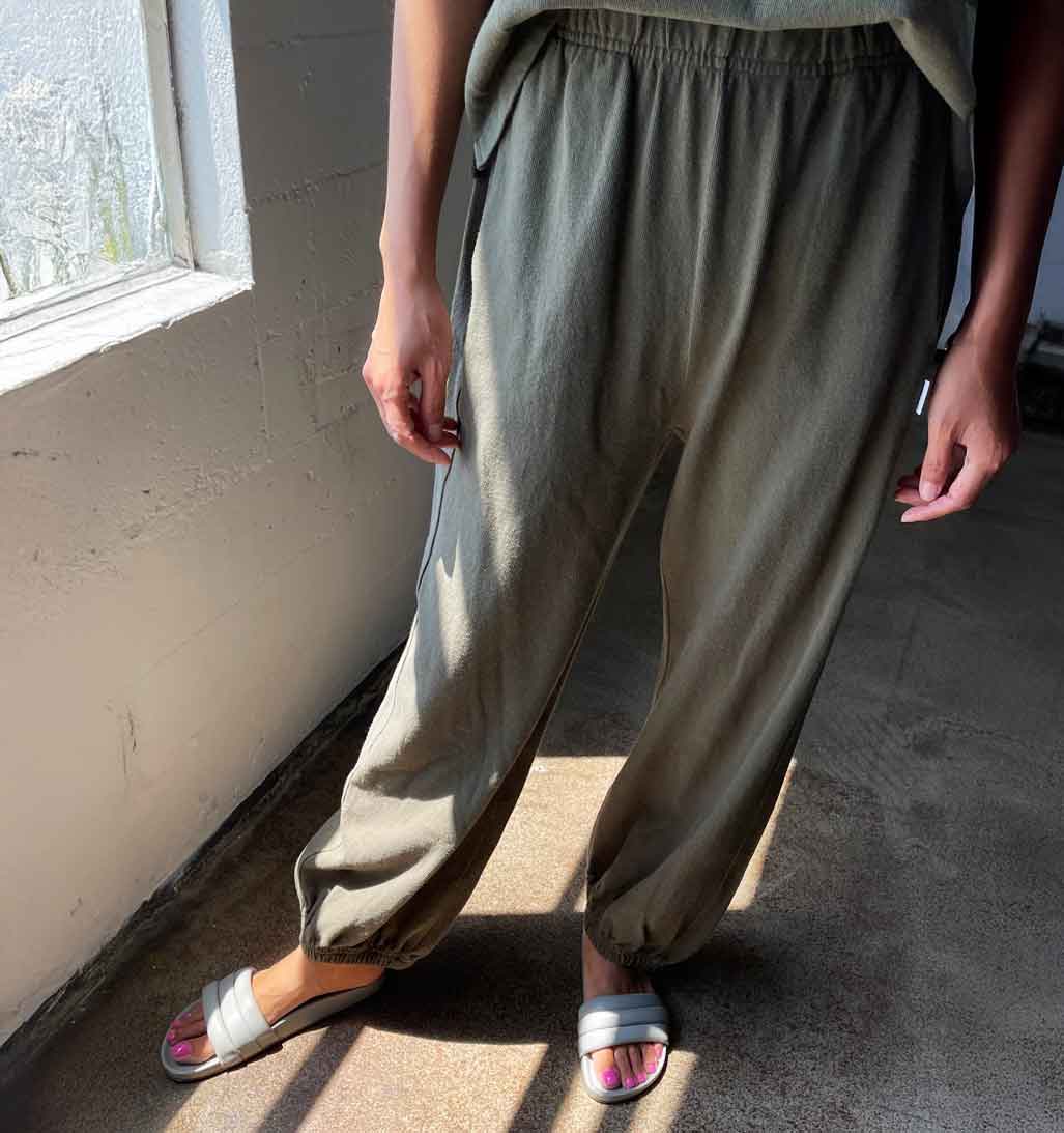 LBS Balloon Pants - Herb Green - re - souL