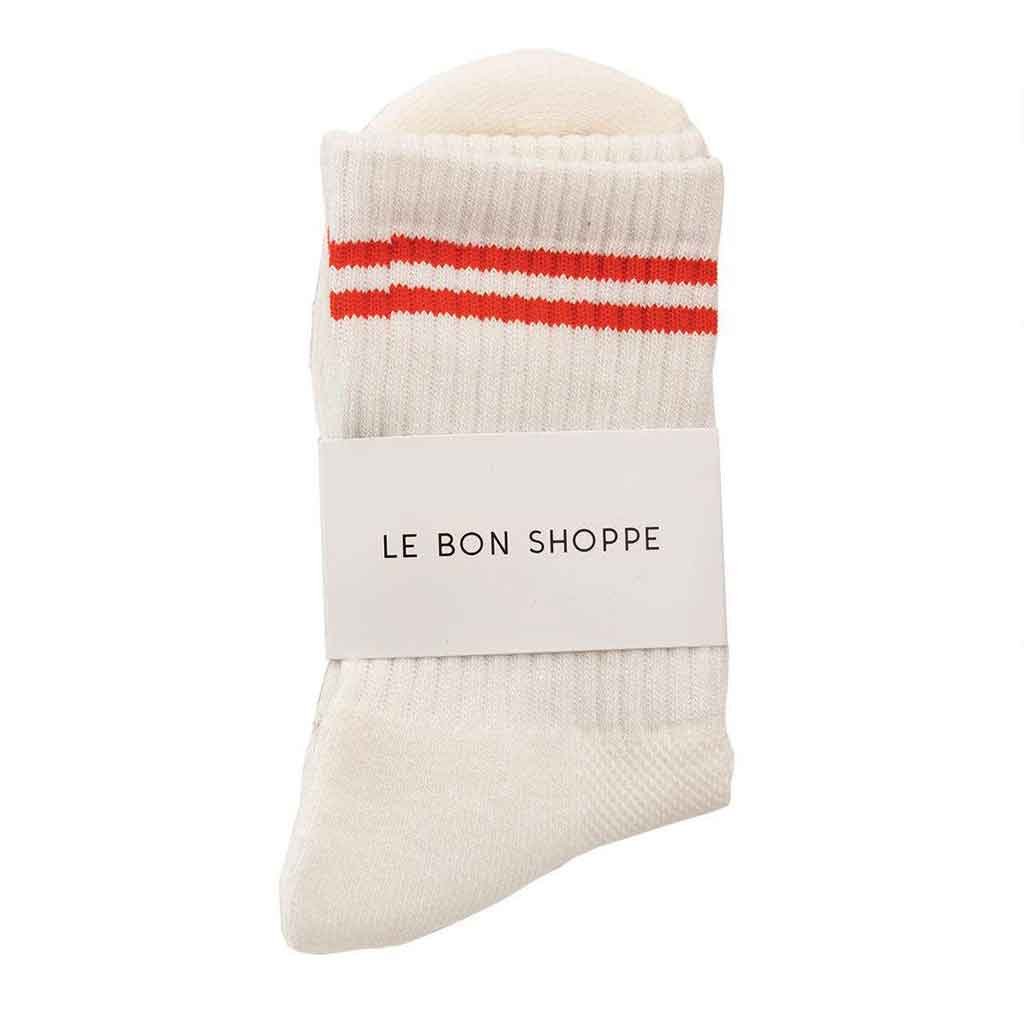 LBS Boyfriend Socks - Clean White - re - souL