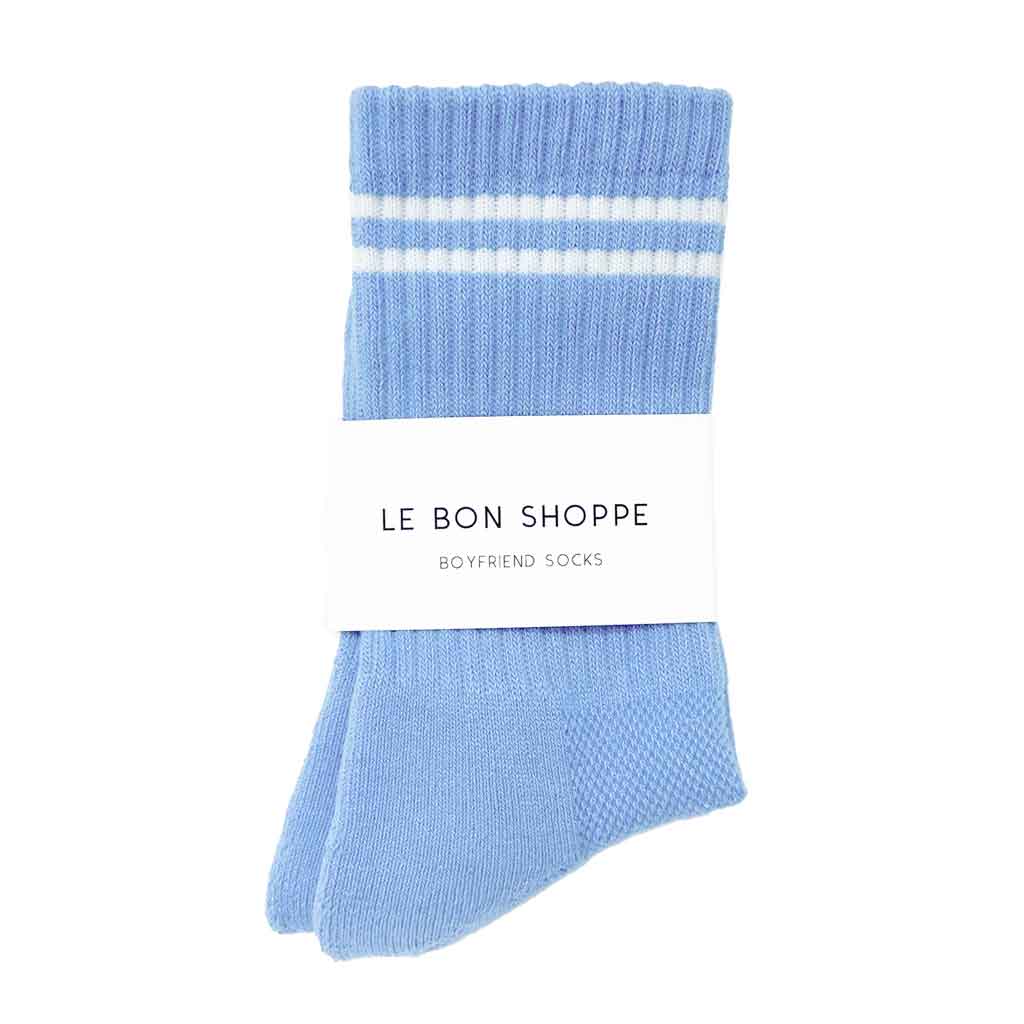 LBS Boyfriend Socks French Blue - re - souL