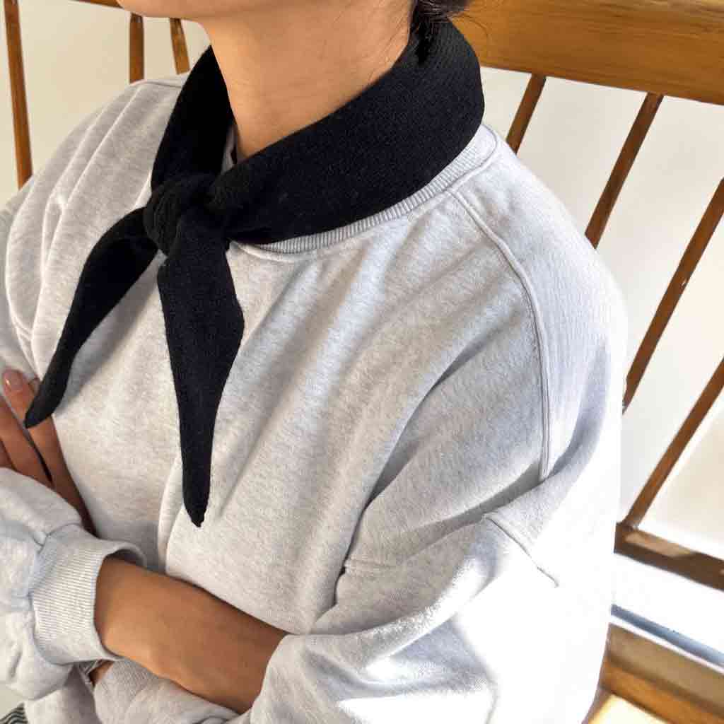 LBS Cashmere Bandana - Black - re - souL