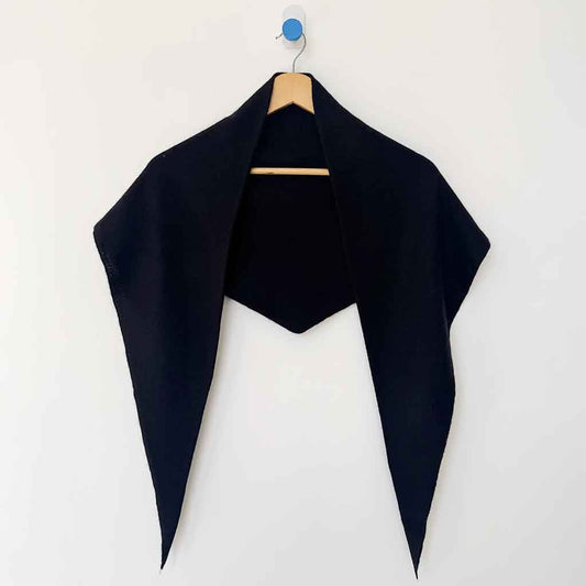 LBS Cashmere Shawl - Black - re - souL