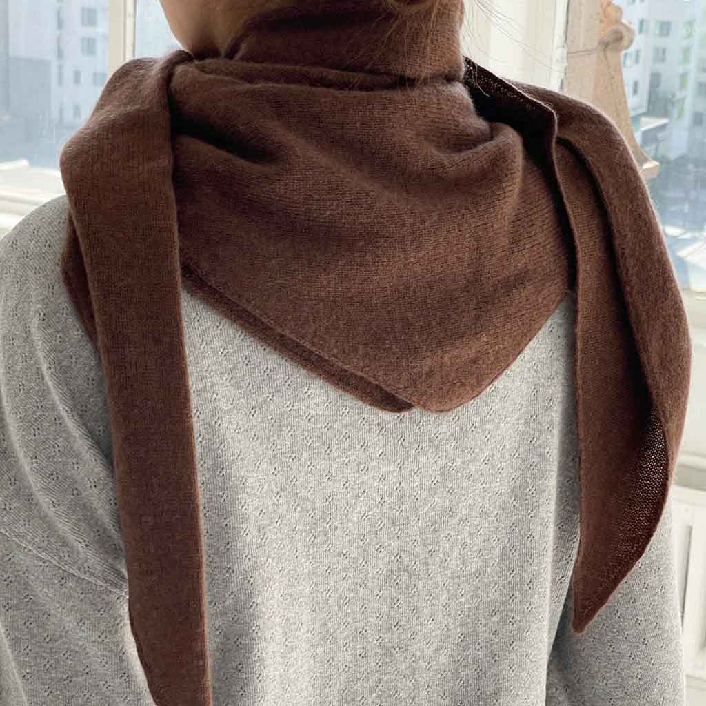 LBS Cashmere Shawl - Mocha - re - souL