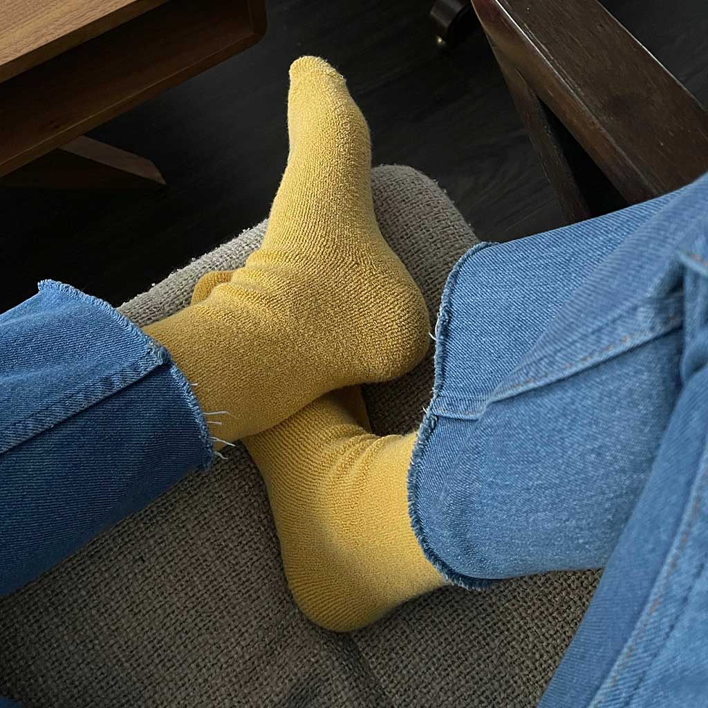 LBS Cloud Socks - Green Olive - re - souL