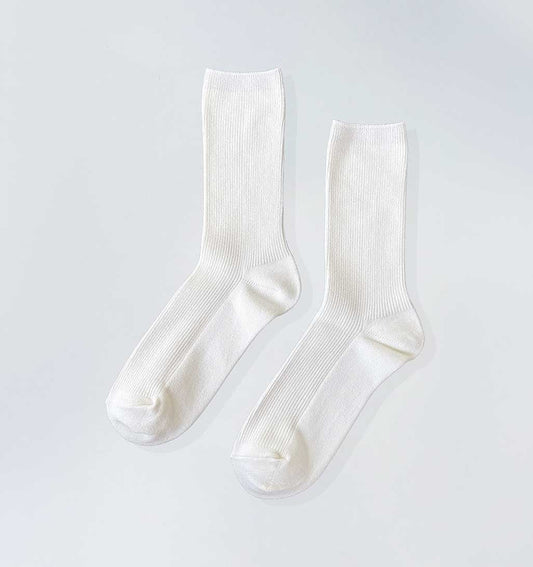 LBS Crisp Step Sock - White - re-souL