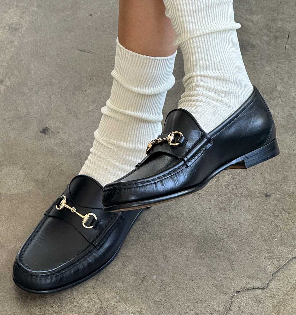 LBS Crisp Step Sock - White - re-souL