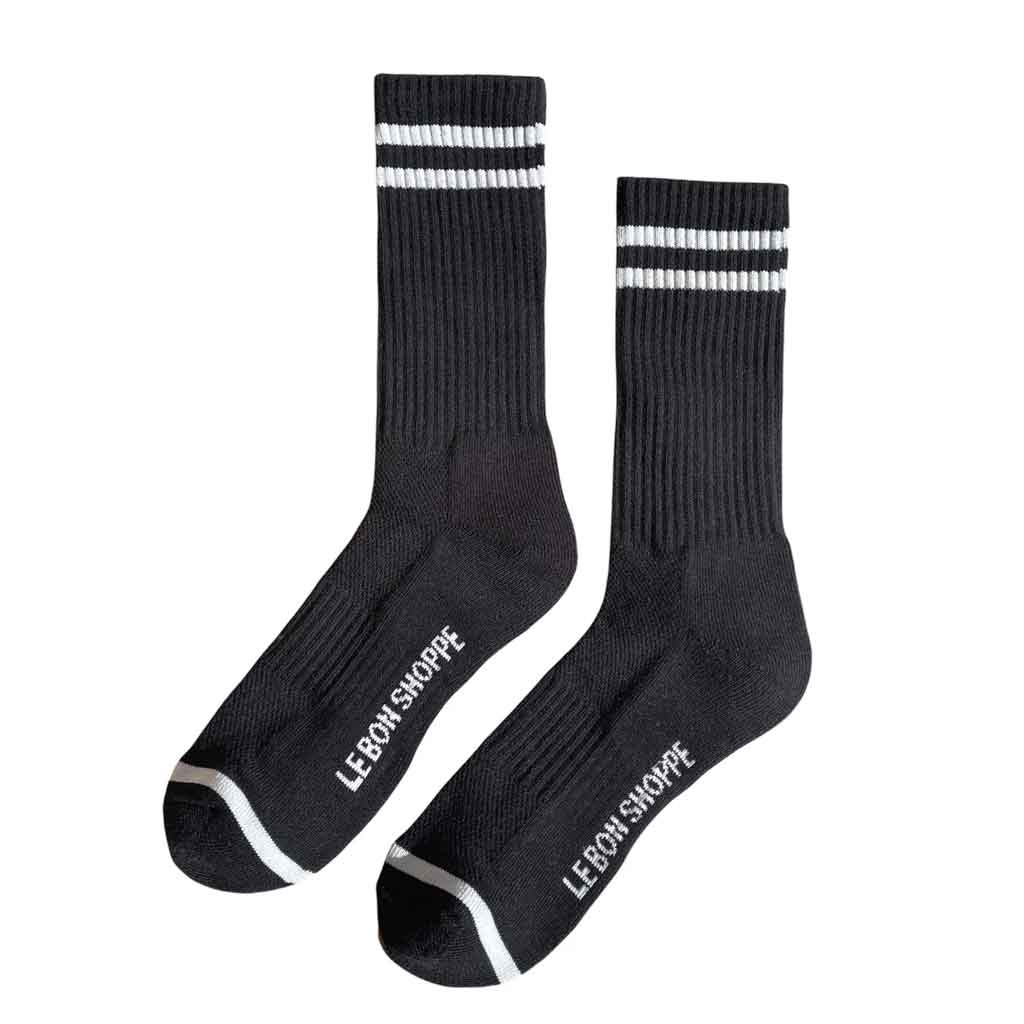 LBS Extended Boyfriend Socks Noir - re - souL