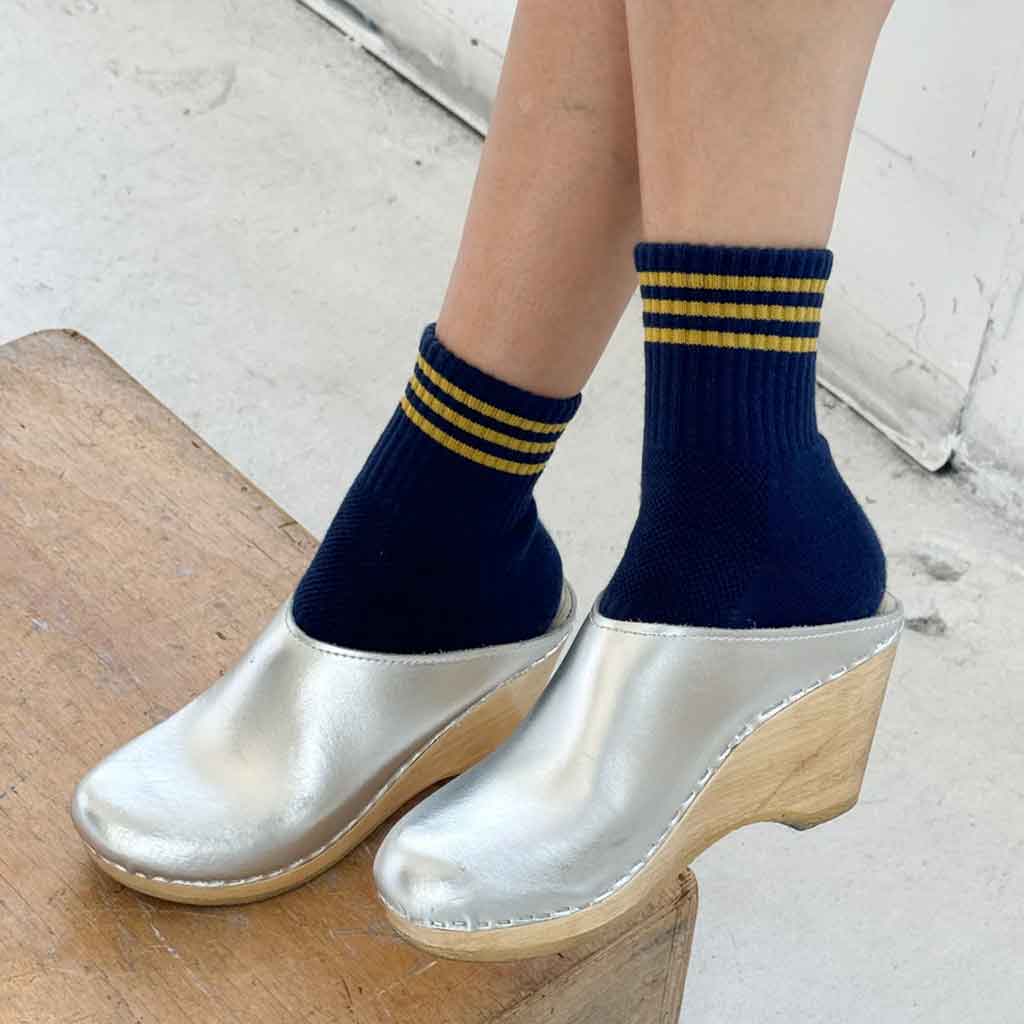 LBS Girlfriend Socks Navy - re - souL