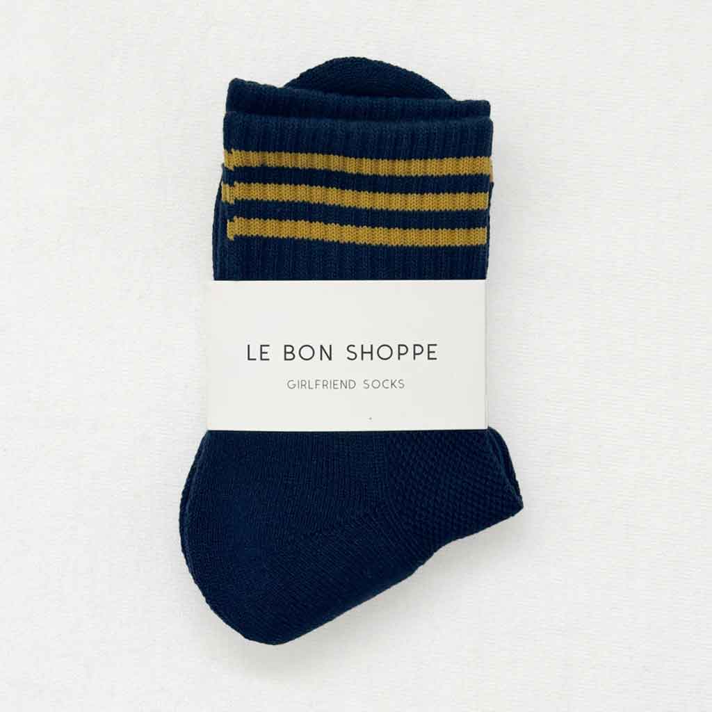 LBS Girlfriend Socks Navy - re - souL