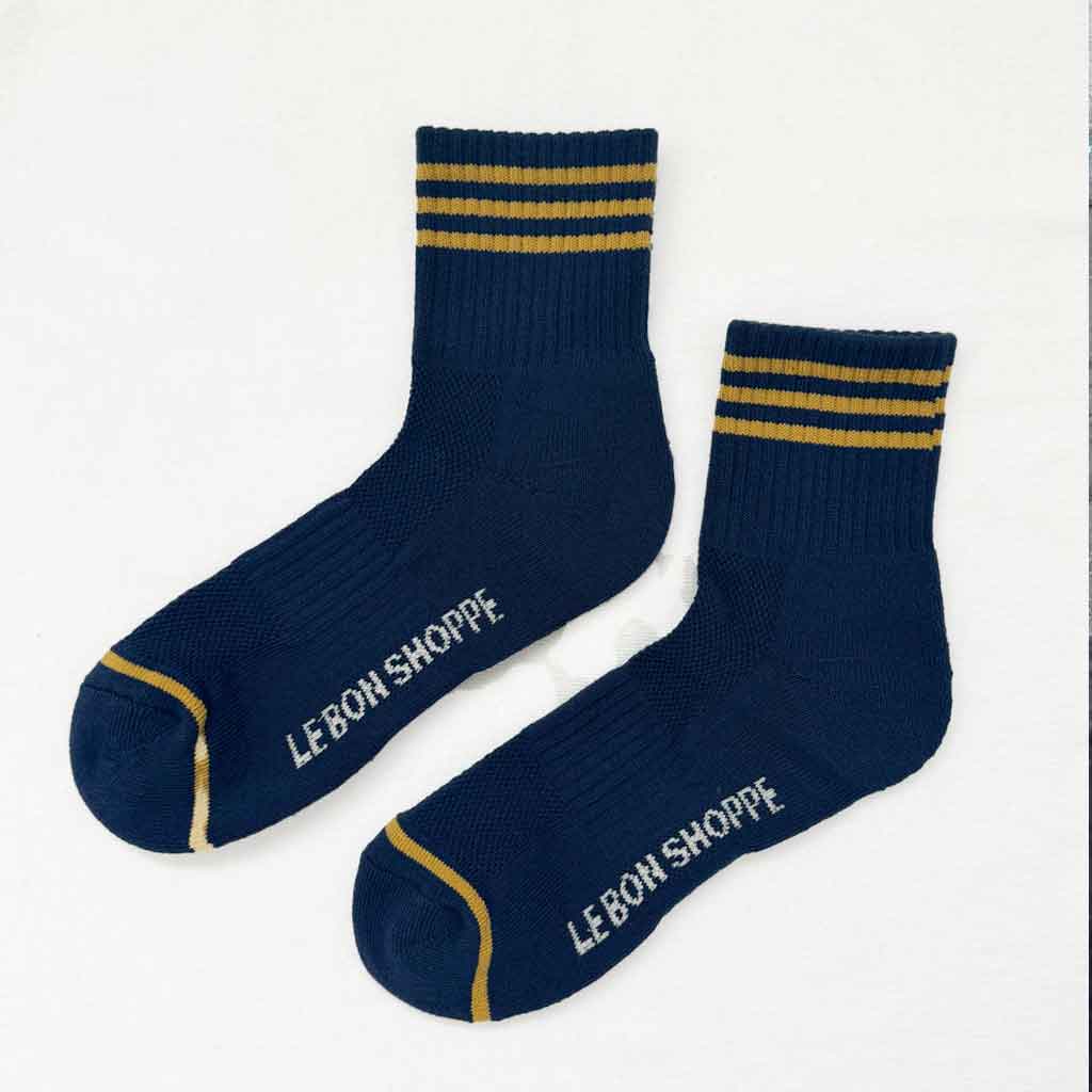 LBS Girlfriend Socks Navy - re - souL