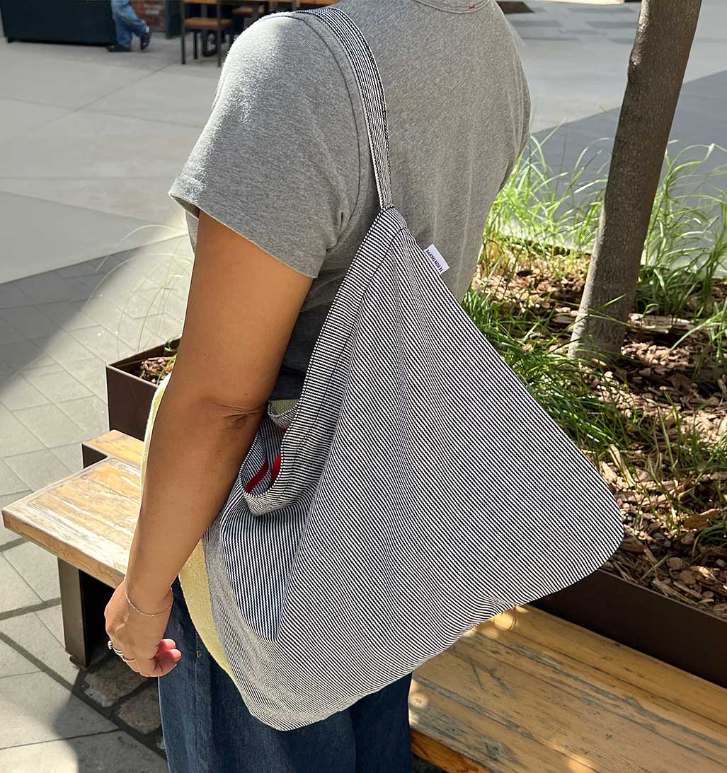 LBS Happy Carry Bag - Blue Stripe - re - souL