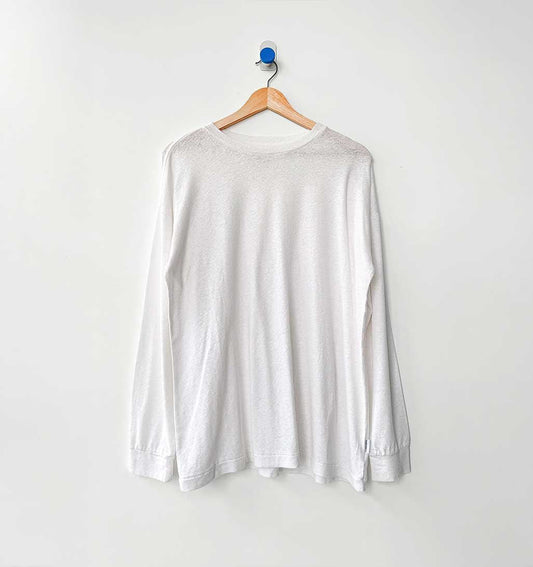 LBS Haze Linen Blend Tee - White - re - souL