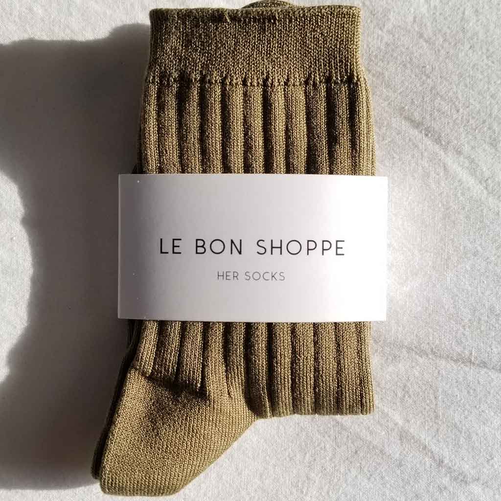 LBS Her Socks - Pesto - re - souL