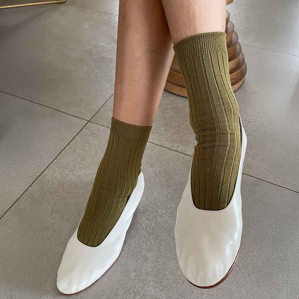 LBS Her Socks - Pesto - re - souL