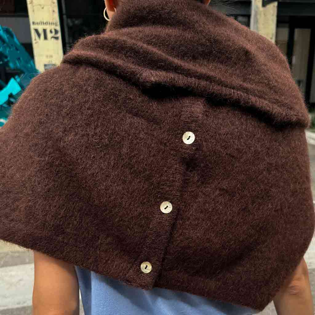 LBS Leila Mohair Cardigan - Cocoa Bean - re - souL