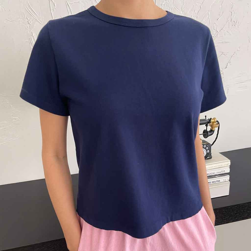 LBS Little Boy Tee - Navy - re - souL