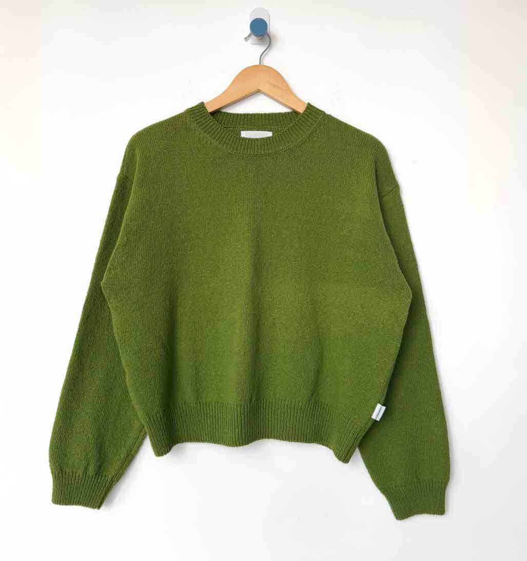 LBS Milo Cotton Sweater - Avocado - re - souL
