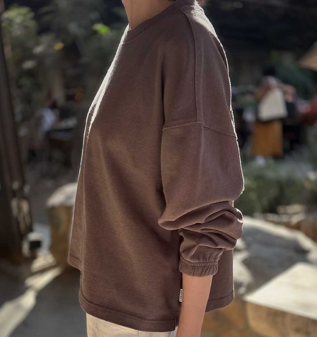 LBS Naturelle Tee - Chocolate - re - souL