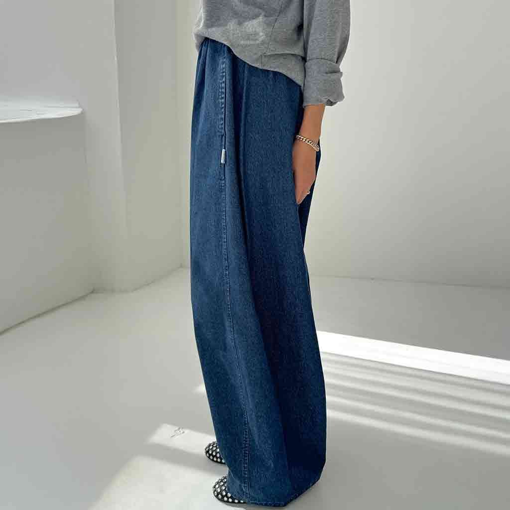 LBS Parachute Pants - Denim - re - souL