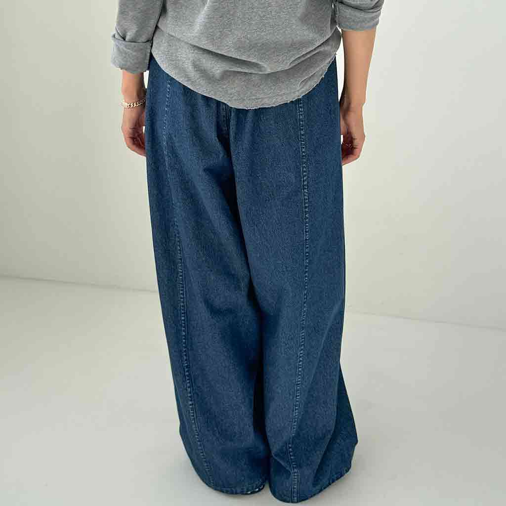 LBS Parachute Pants - Denim - re - souL