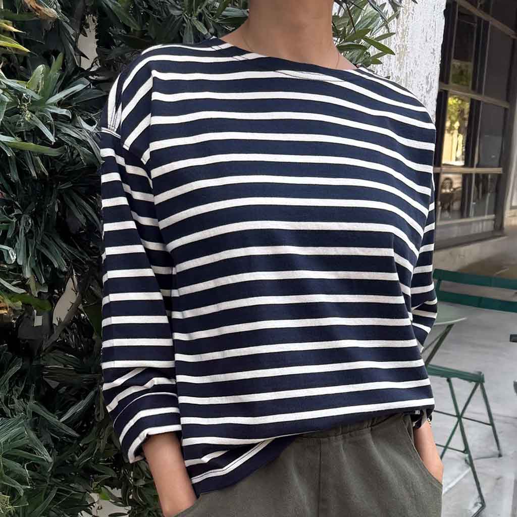 LBS Sailor Striped Top - Navy/White - re - souL