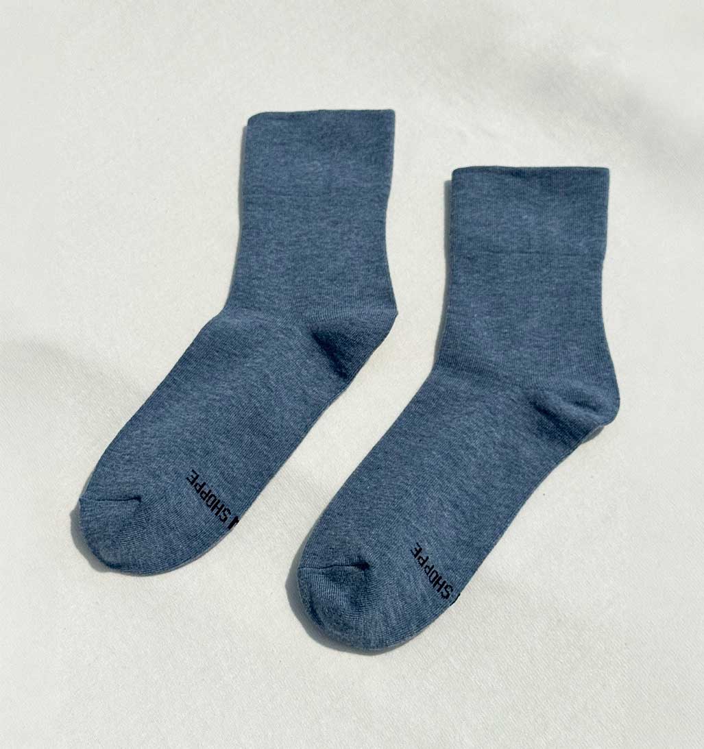 LBS Sneaker Socks - Denim - re - souL