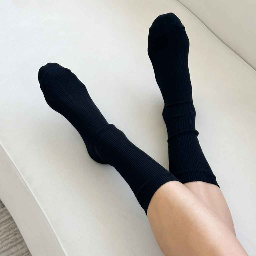 LBS Trouser Sock - Black - re - souL