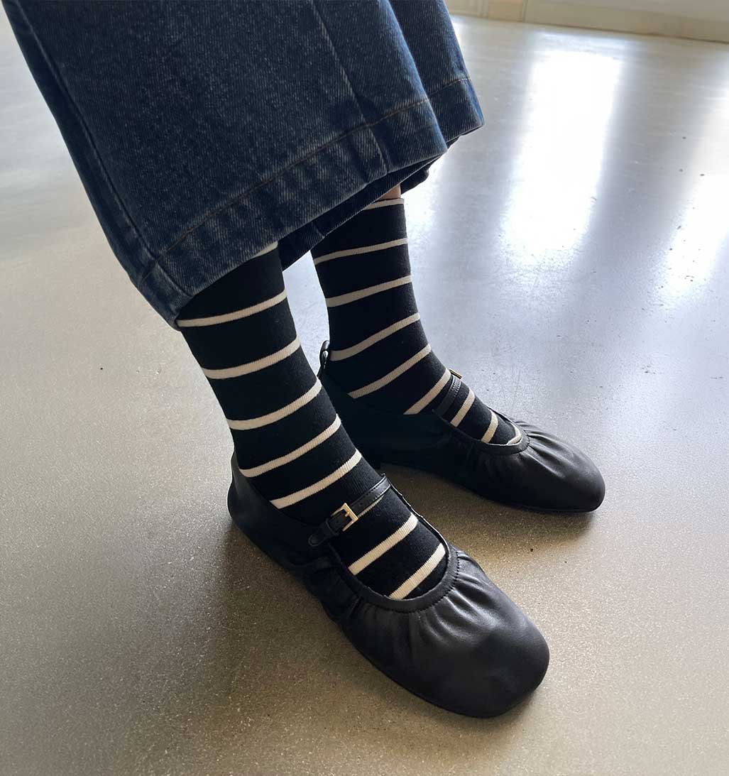 LBS Wally Socks - Black - re - souL