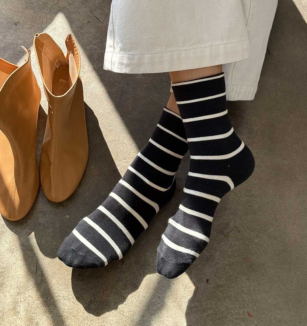 LBS Wally Socks - Black - re - souL