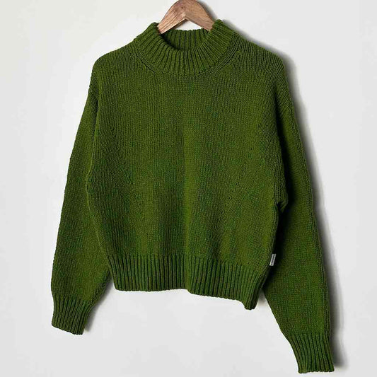 LBS Zoe Cotton Sweater - Avocado - re - souL