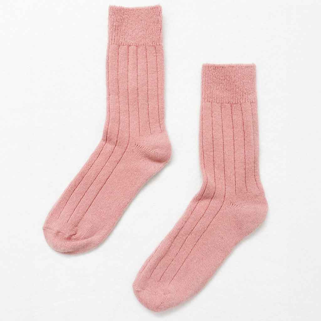 Le Bon Shoppe Classic Cashmere Socks - Rose Petal - re - souL