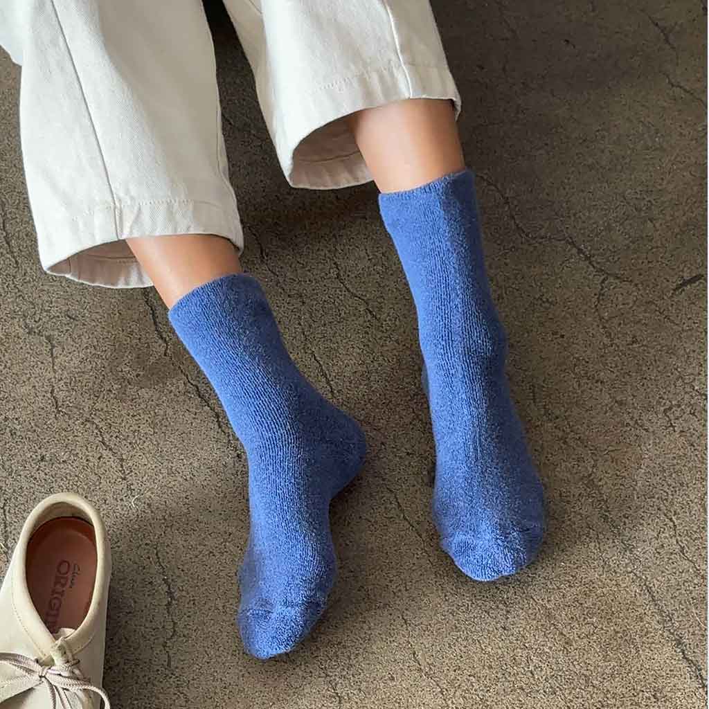 Le Bon Shoppe Cloud Socks - Bijou Blue - re - souL