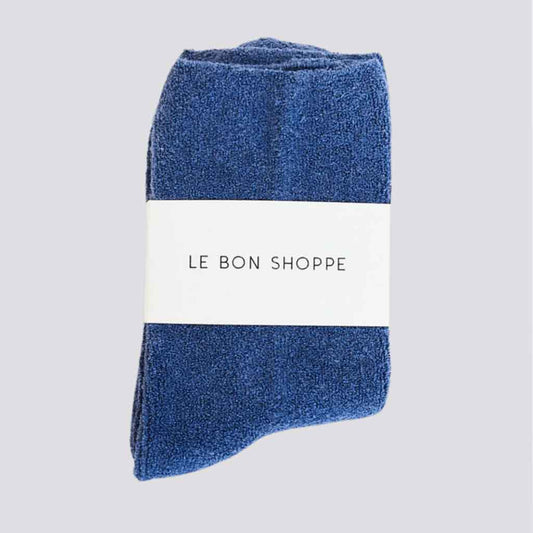 Le Bon Shoppe Cloud Socks - Bijou Blue - re - souL