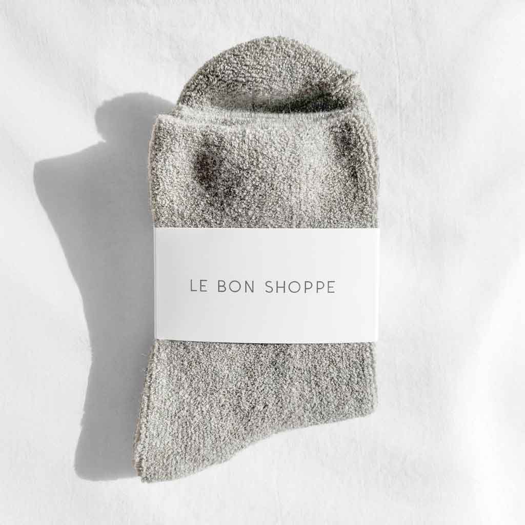 Le Bon Shoppe Cloud Socks - Heather Grey - re - souL