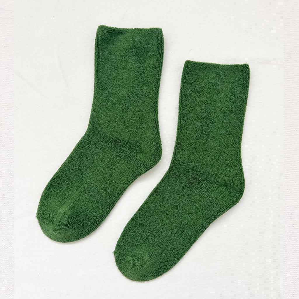 Le Bon Shoppe Cloud Socks - Kale Green - re - souL